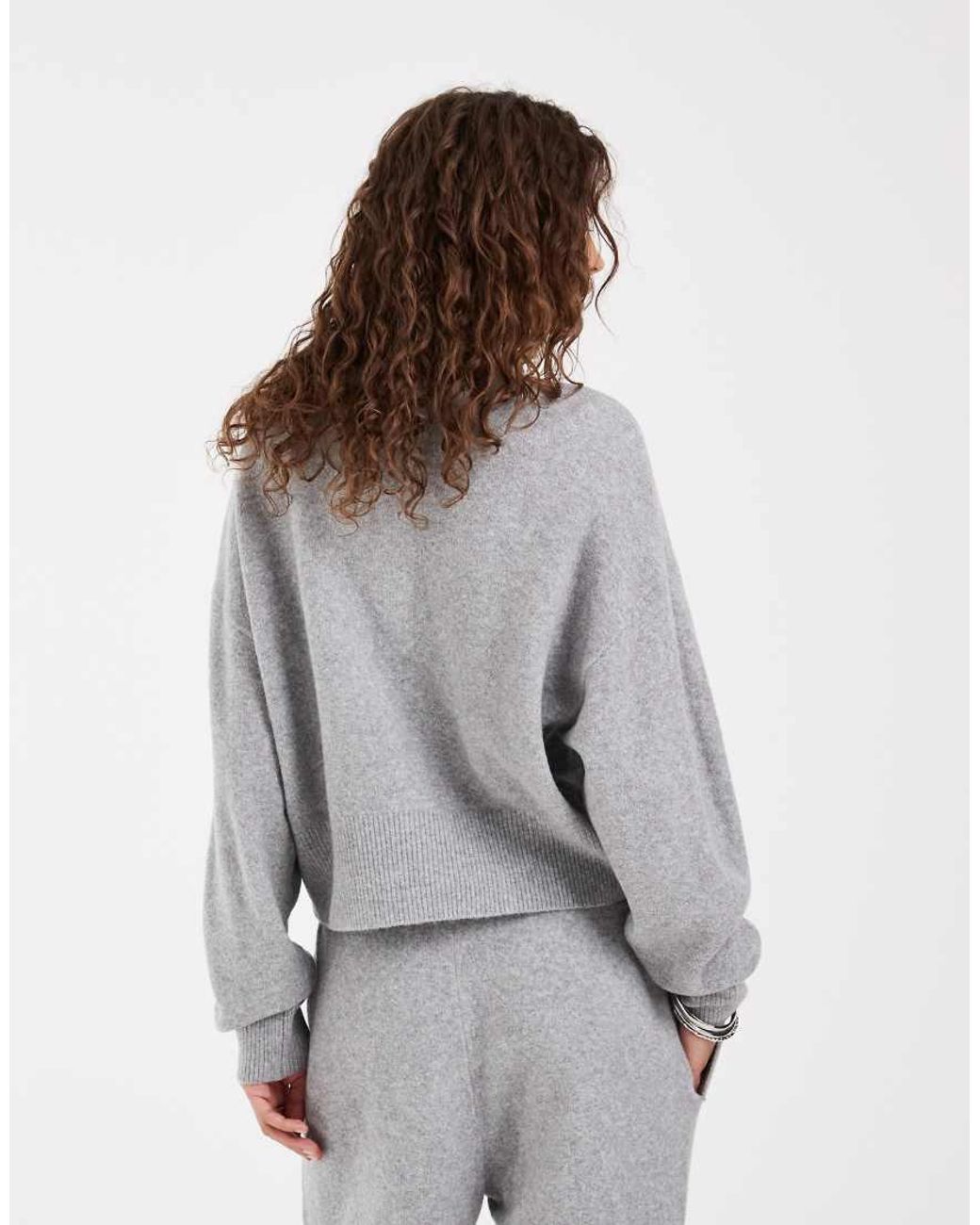 Adidas Originals Gray Knit Cardigan