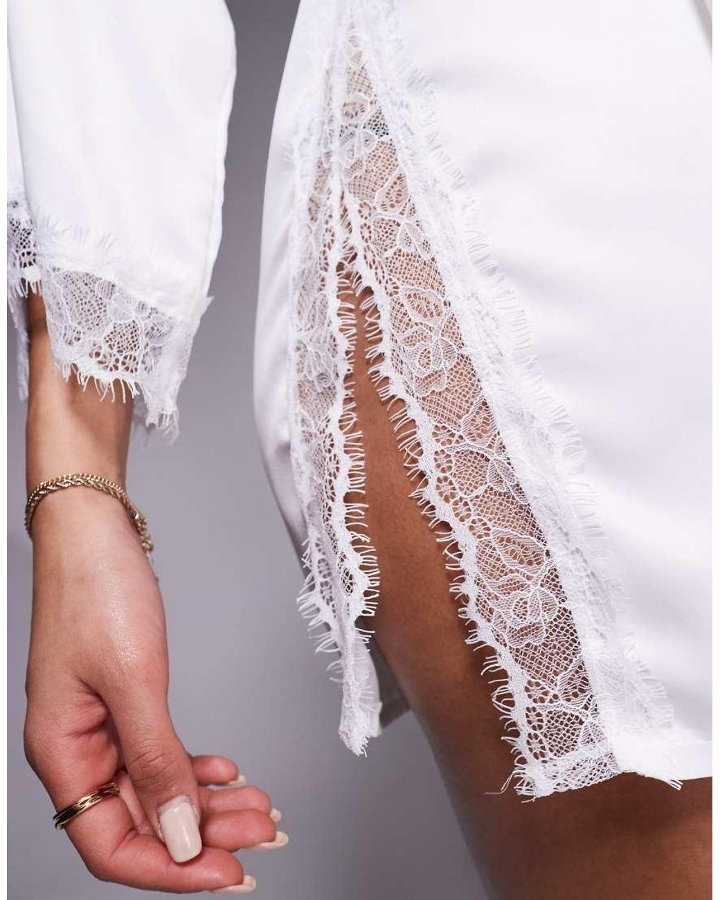 Ann Summers White Cherryann Bridal Robe