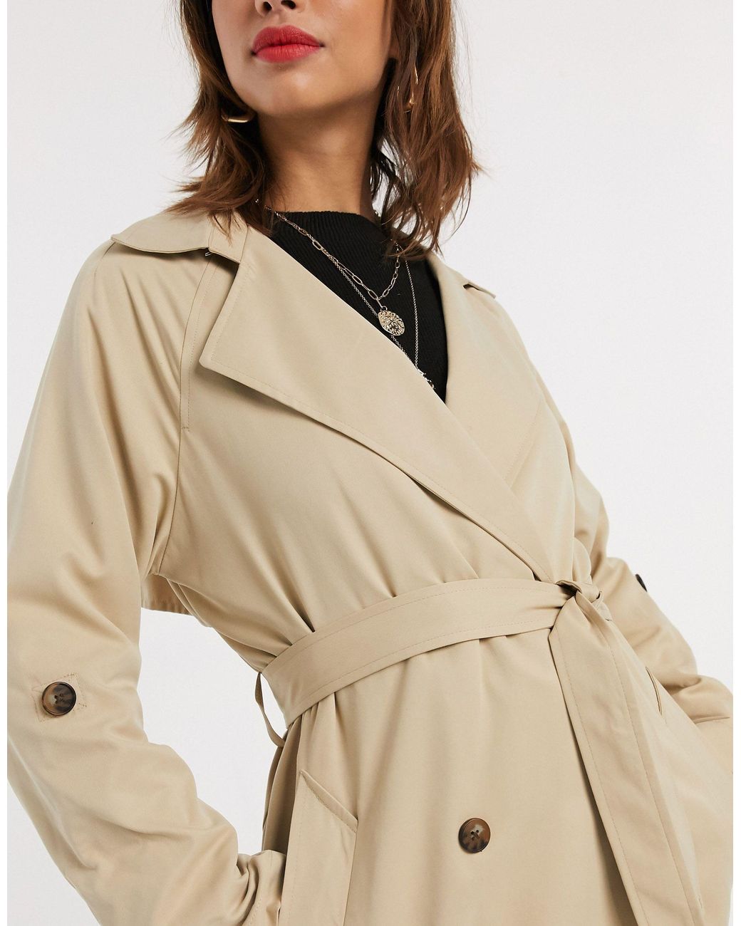 Stradivarius long flowy trench coat Clearance