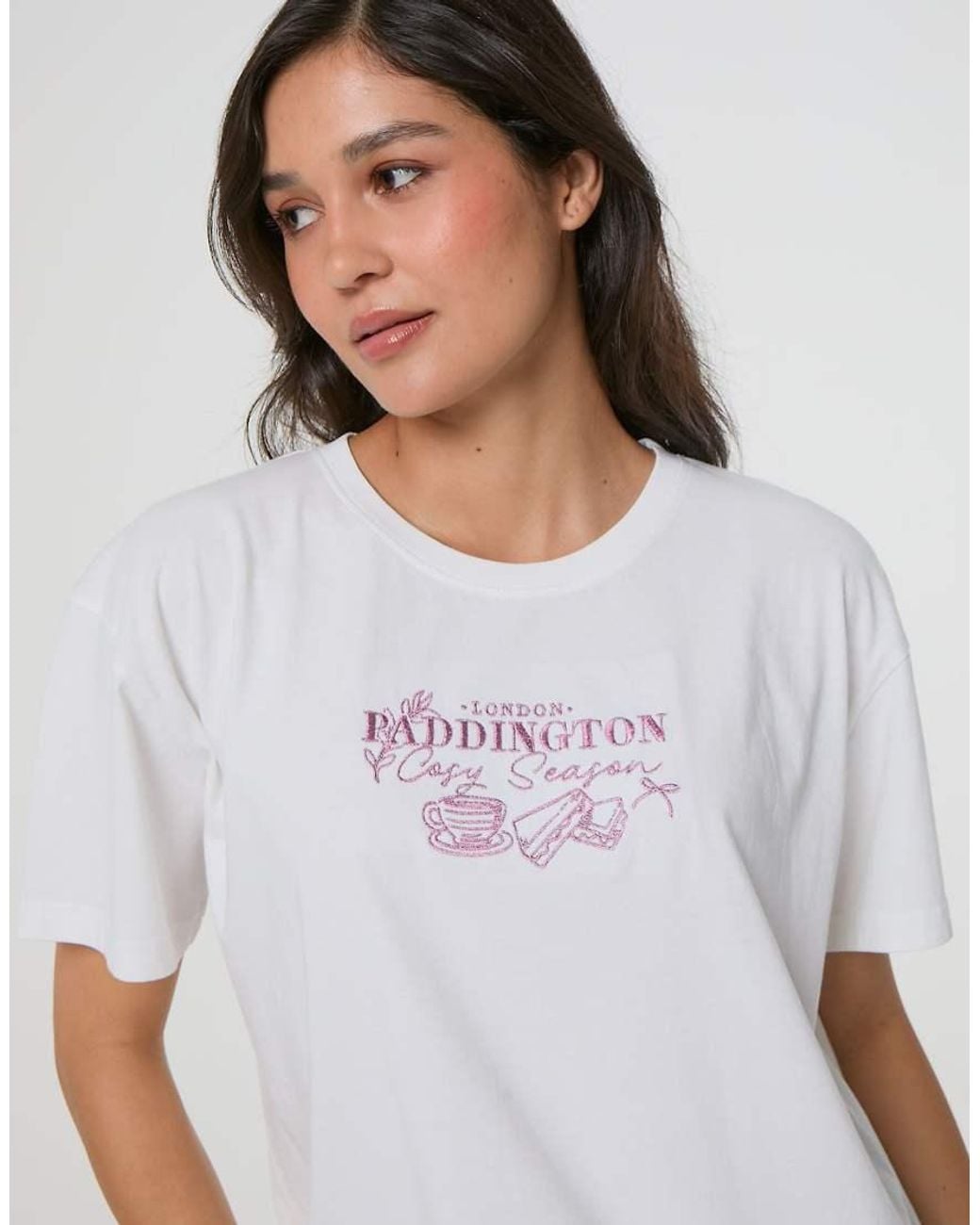 Skinnydip London White Paddington X Cosy Season T-Shirt