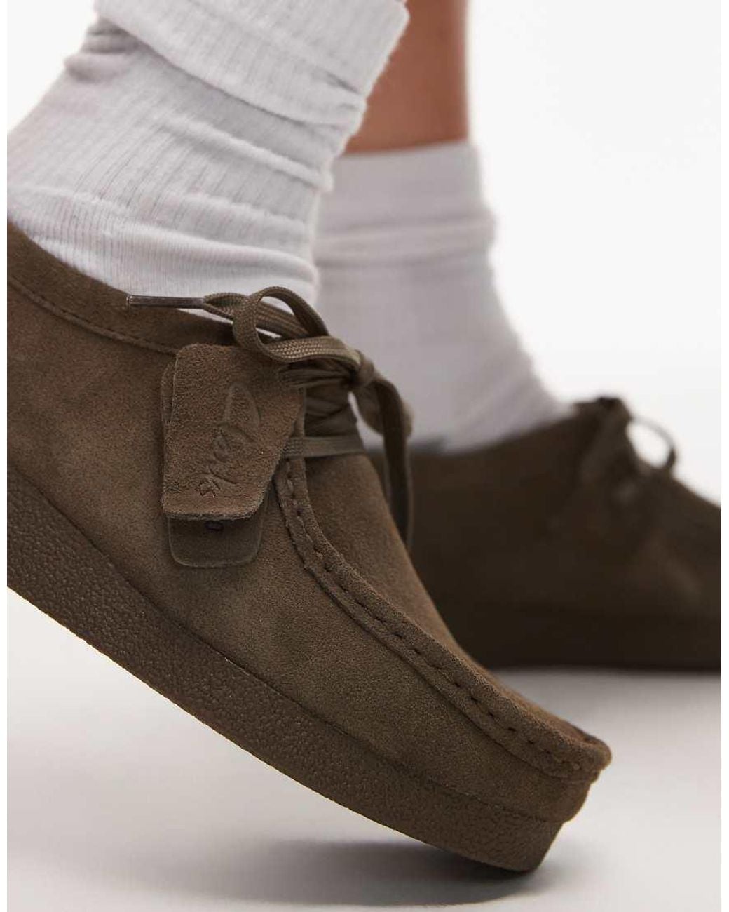 Clarks Black Wallabee Evo Shoes