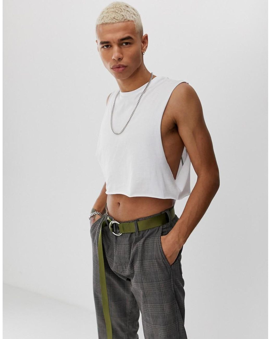 ASOS Cotton Oversized Cropped 