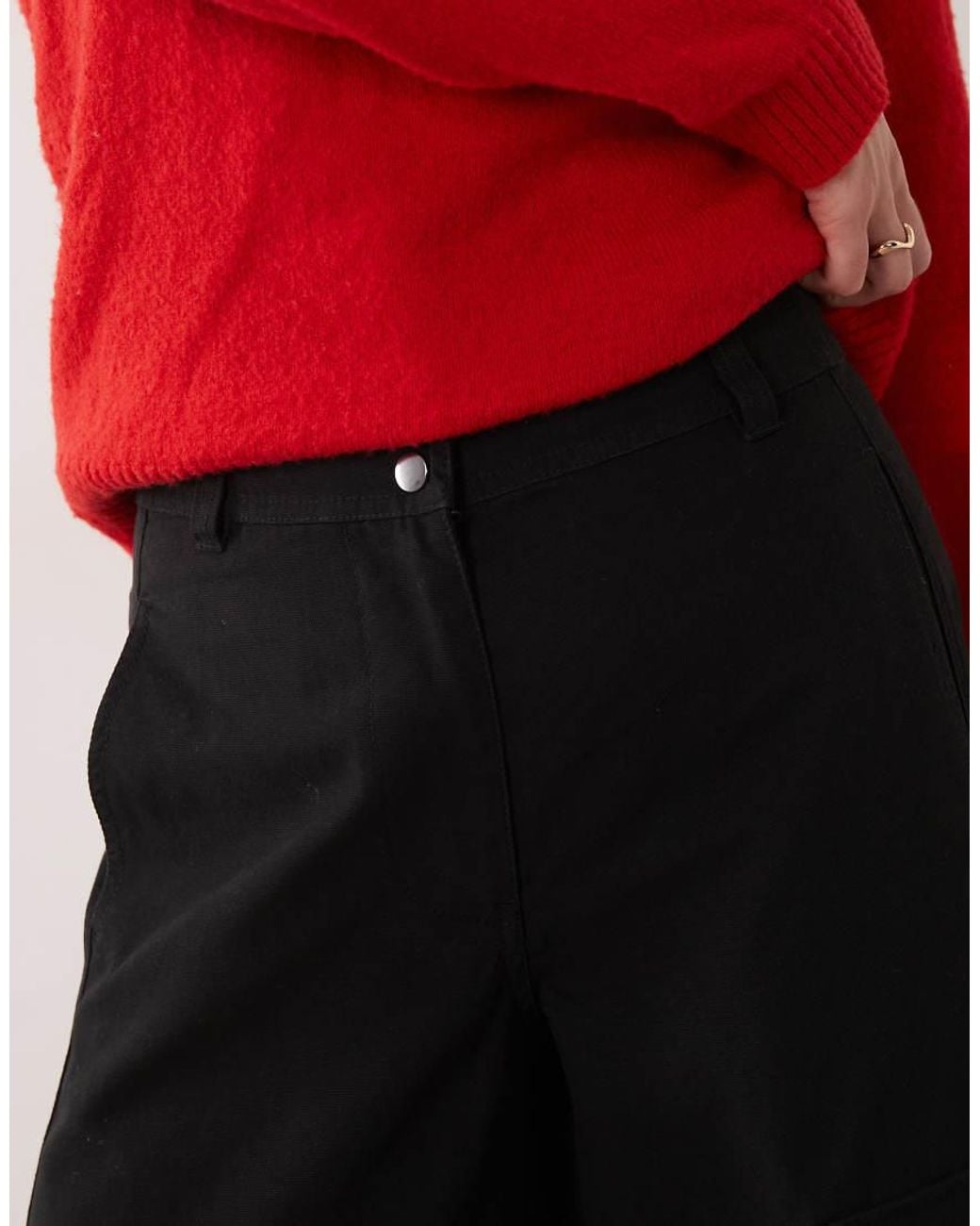 ASOS Tailored Balloon Trouser With Popper Hem