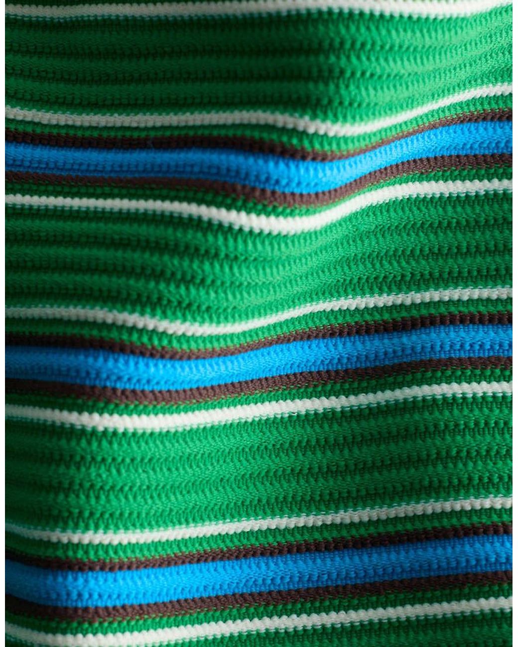 & Other Stories Green Mix And Match Sqaure Bikini Top With Padding