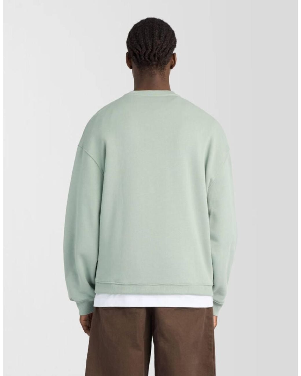 Lyle & Scott Green Mid Layers Heavyweight Loopback Crewneck Sweatshirt for men