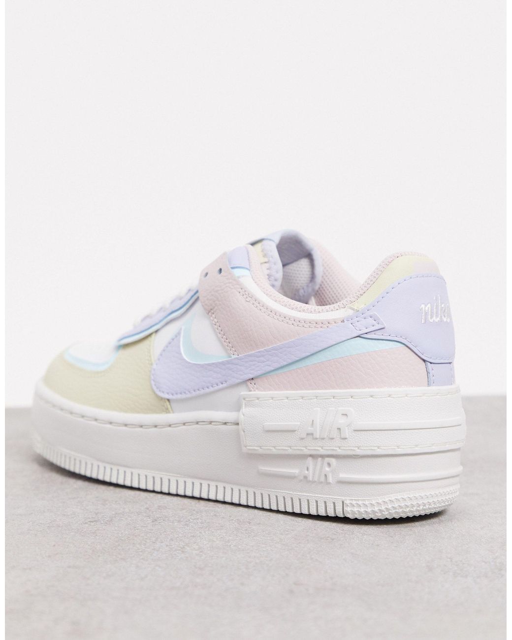 Zapatillas en tono pastel Air Force 1 Shadow Nike de color Blanco | Lyst