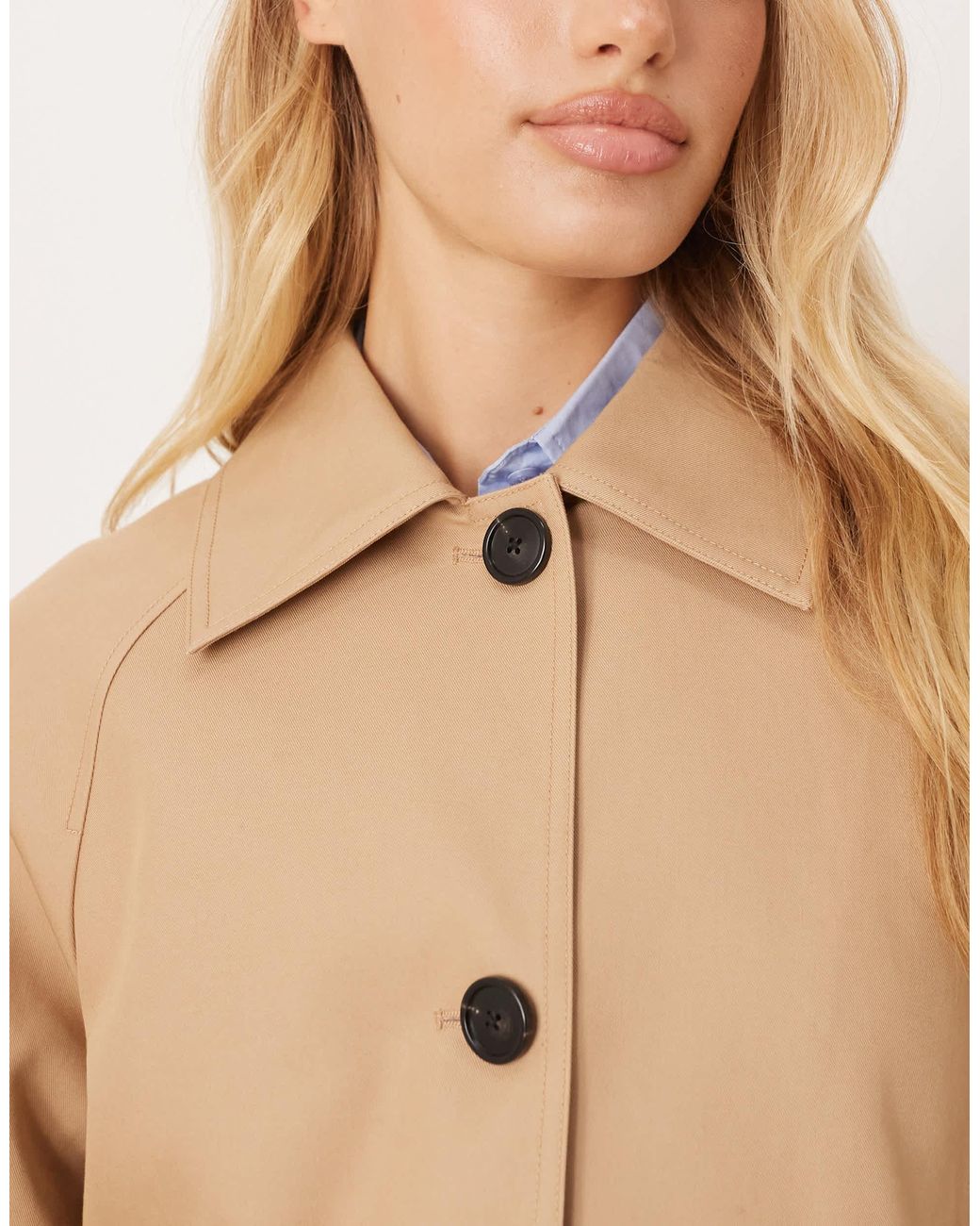 Mango Natural Cotton Parka Jacket