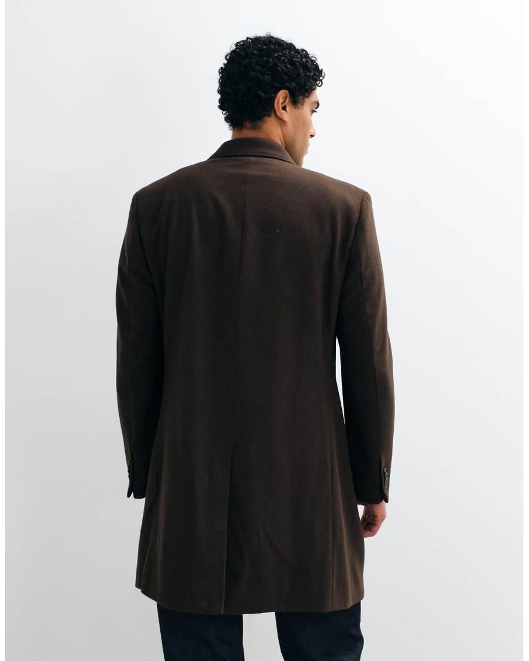 Mango White Trench Coat for men