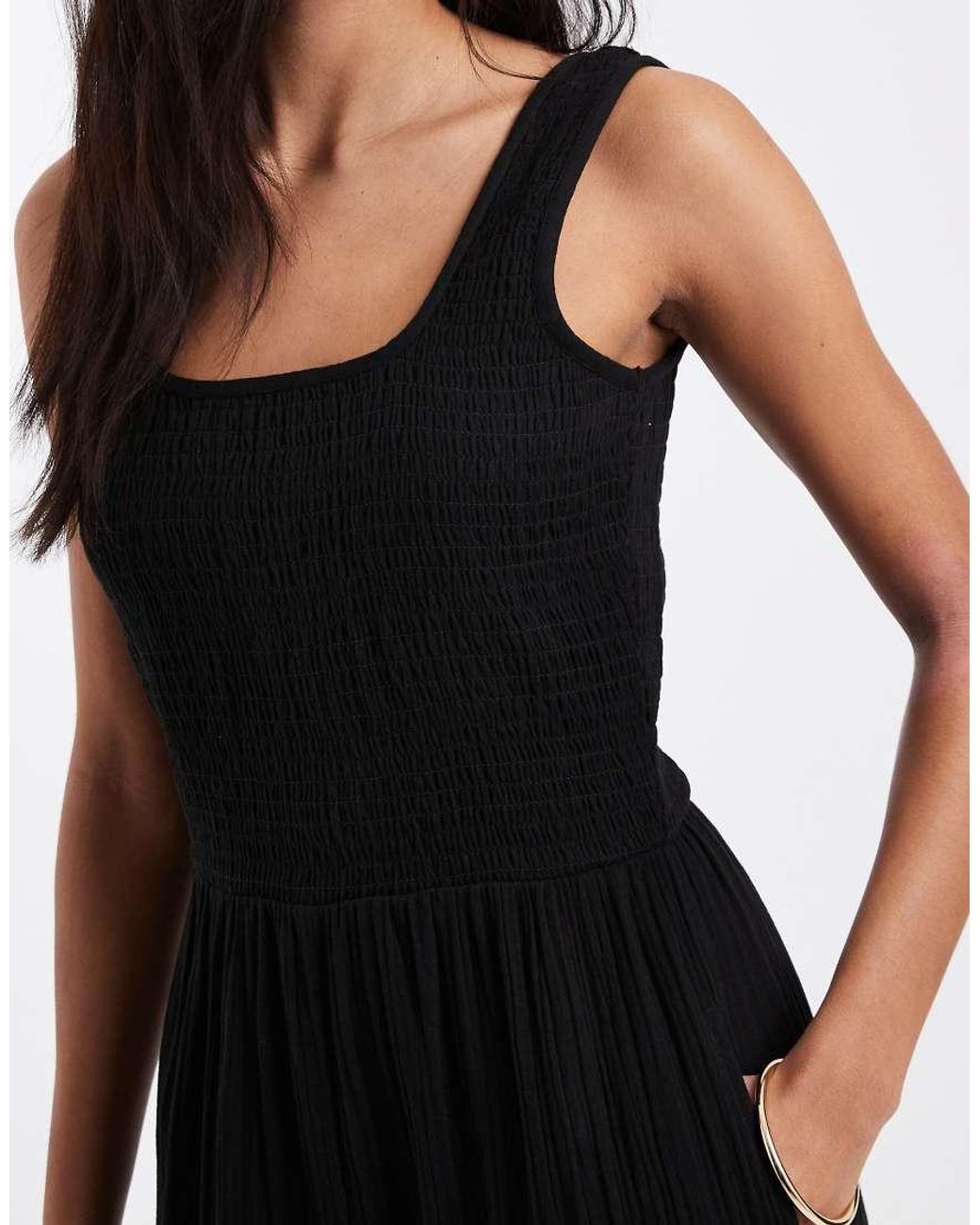 Brave Soul Black Scoop Neck Jumpsuit