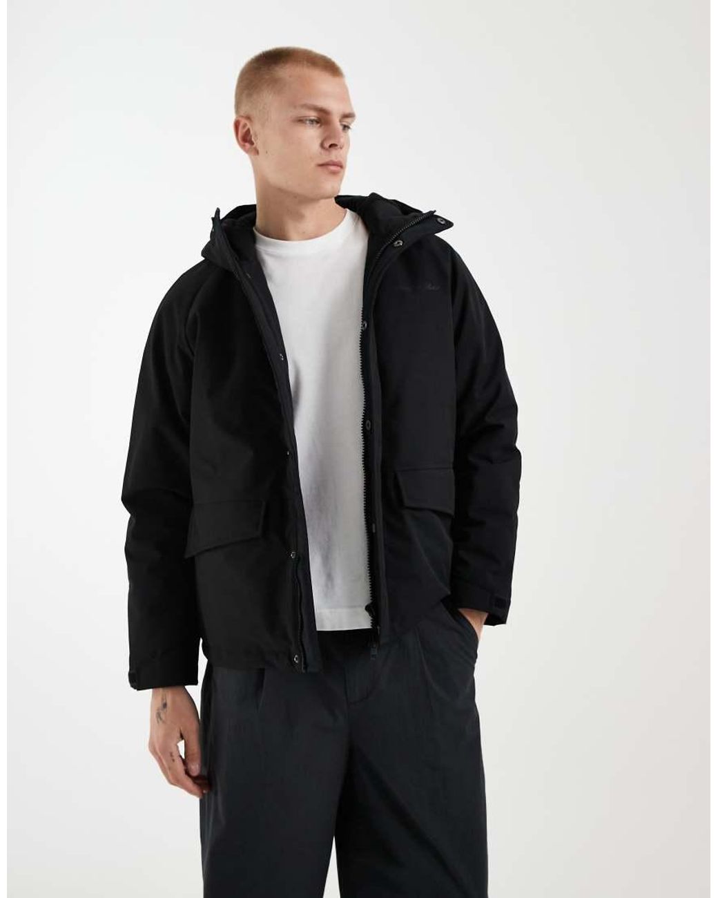 Redefined Rebel Recht Oversized Jack in het Black voor heren