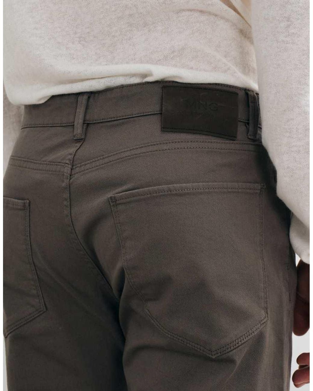Mango White Chino for men