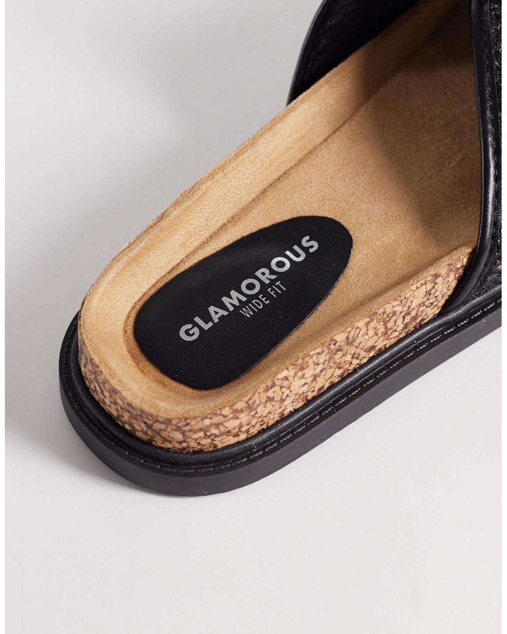 Glamorous Brown Flat Woven Sandals