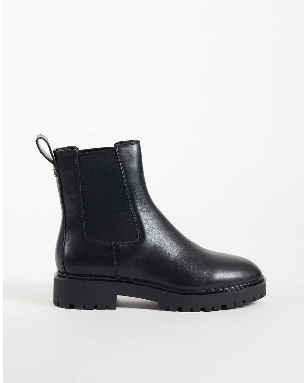 Ralph Lauren Black Allyson Chelsea Boots