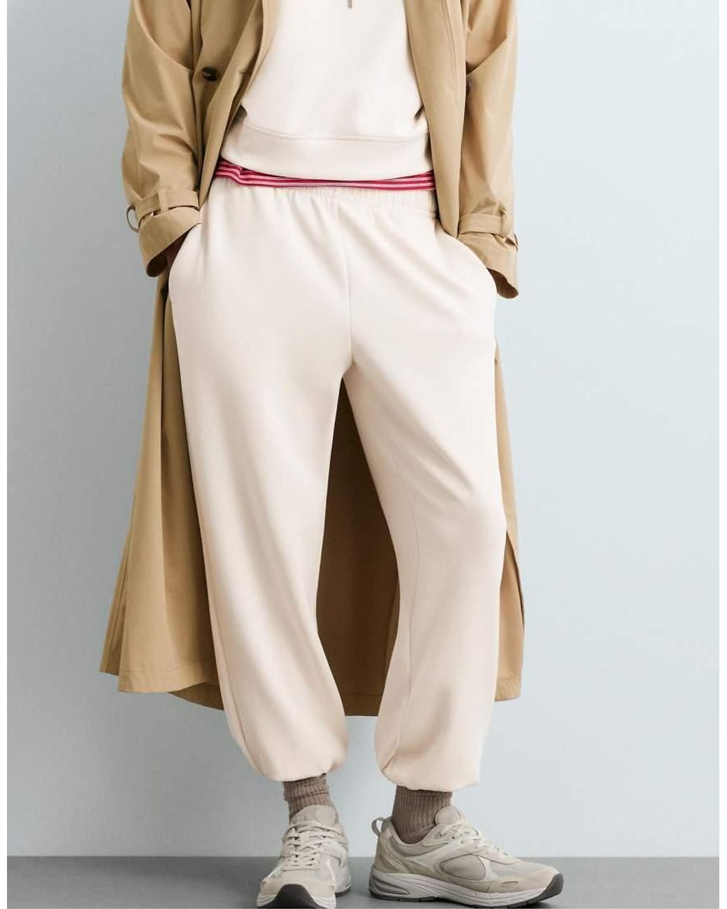 Oysho White Multi-piece Freetime Trainers