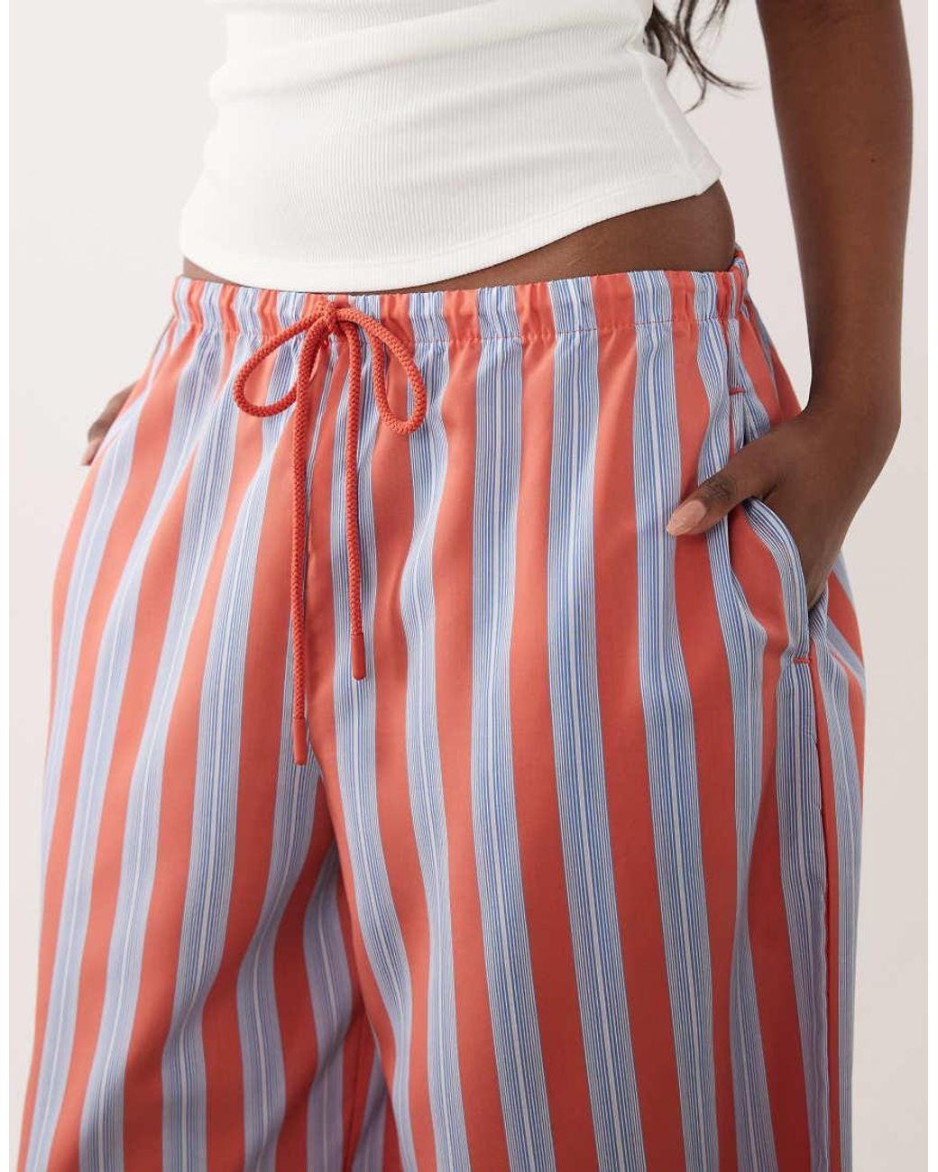ASOS Pink Poplin Pyjama Pants