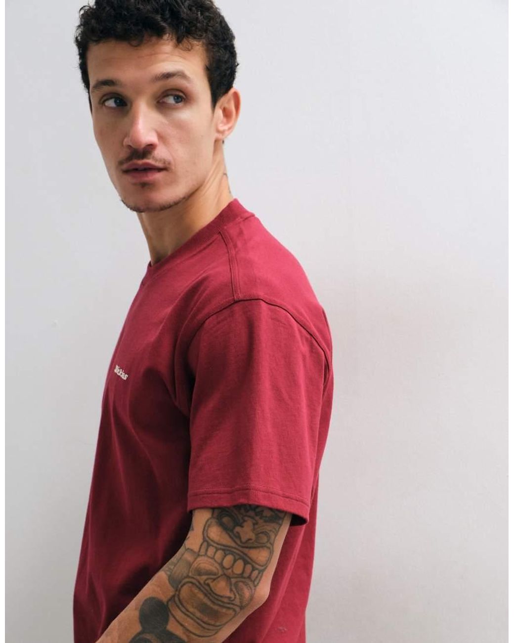 Dickies Red Loretto Short Sleeve T-shirt for men