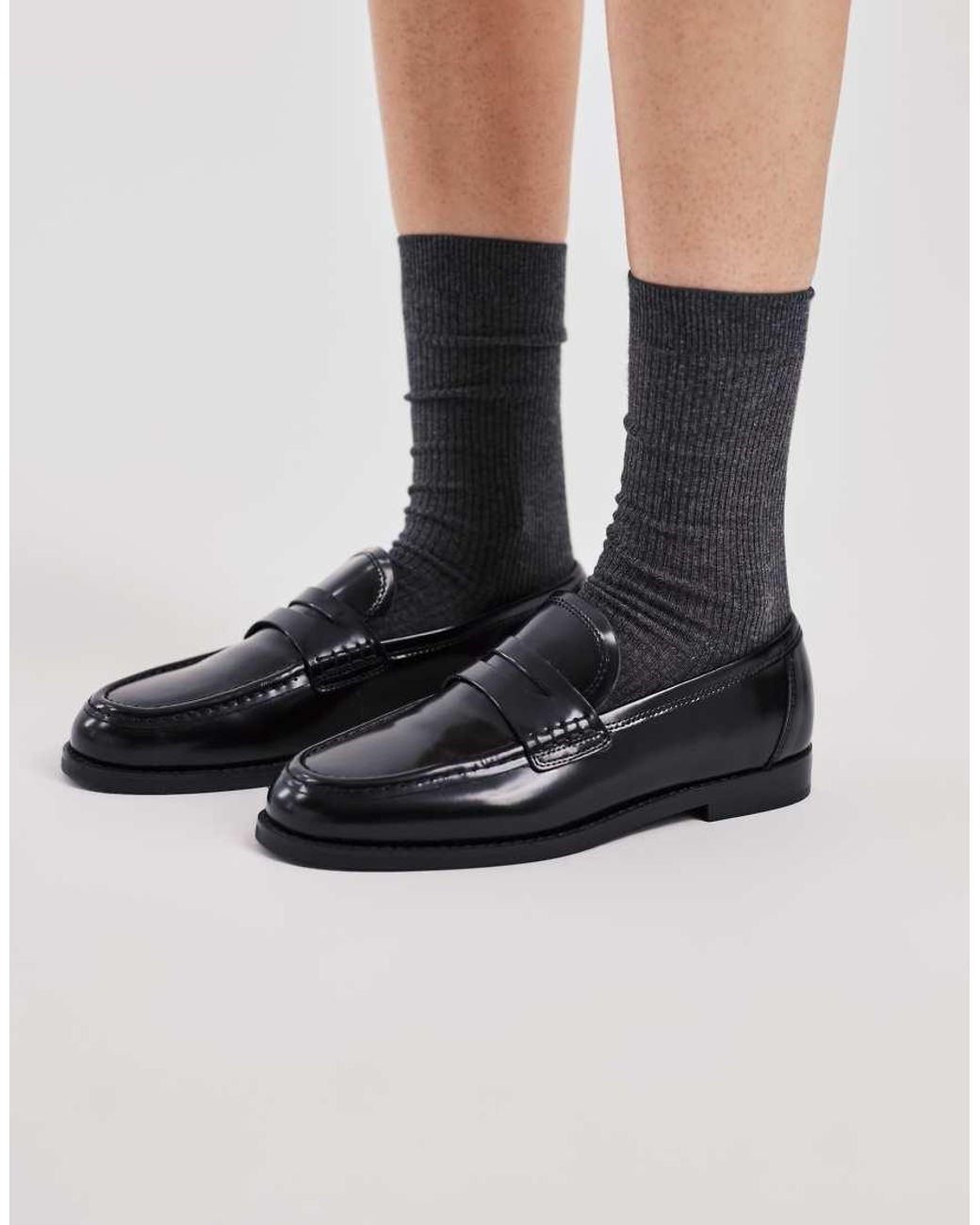 Tony Bianco Black Zac Loafers