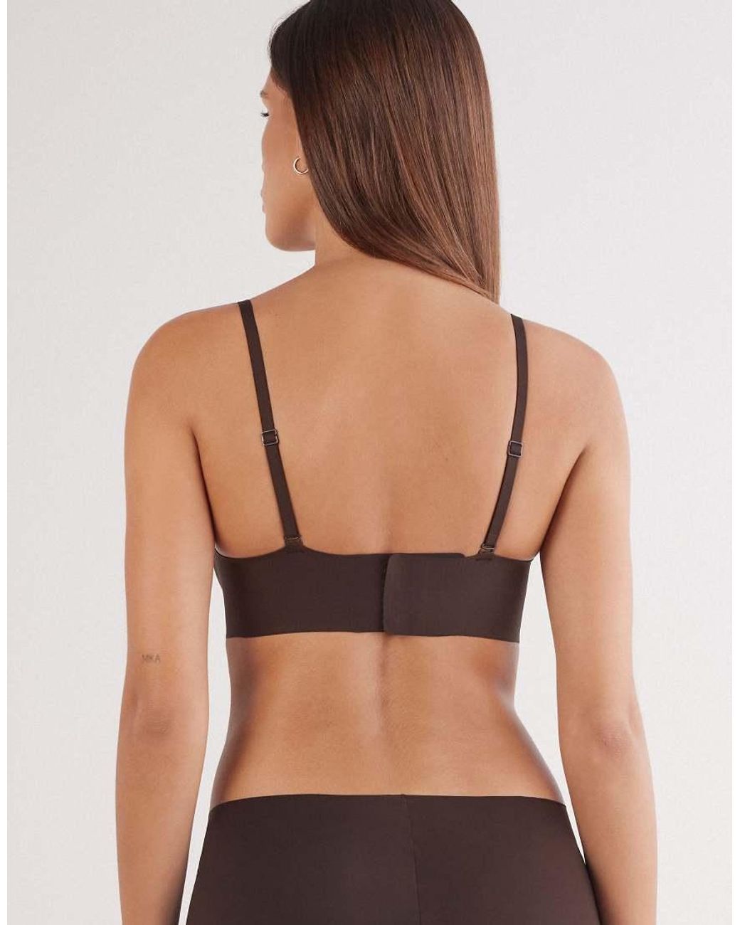 Intimissimi Black Laila Microfibre Bra Top