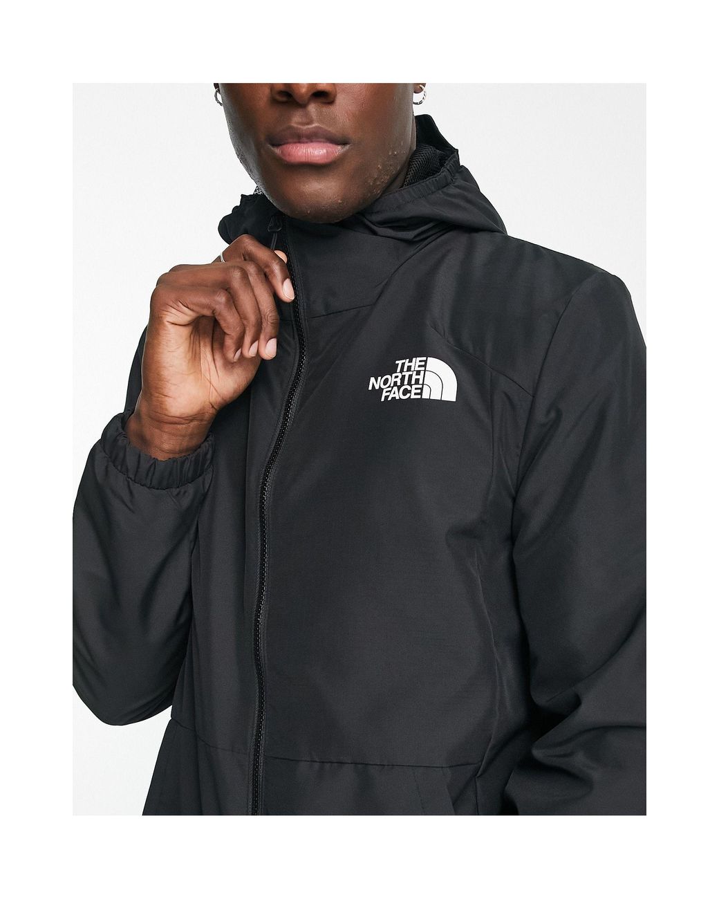 The North Face Mountain Athletics FlashDry wind breaker in gray
