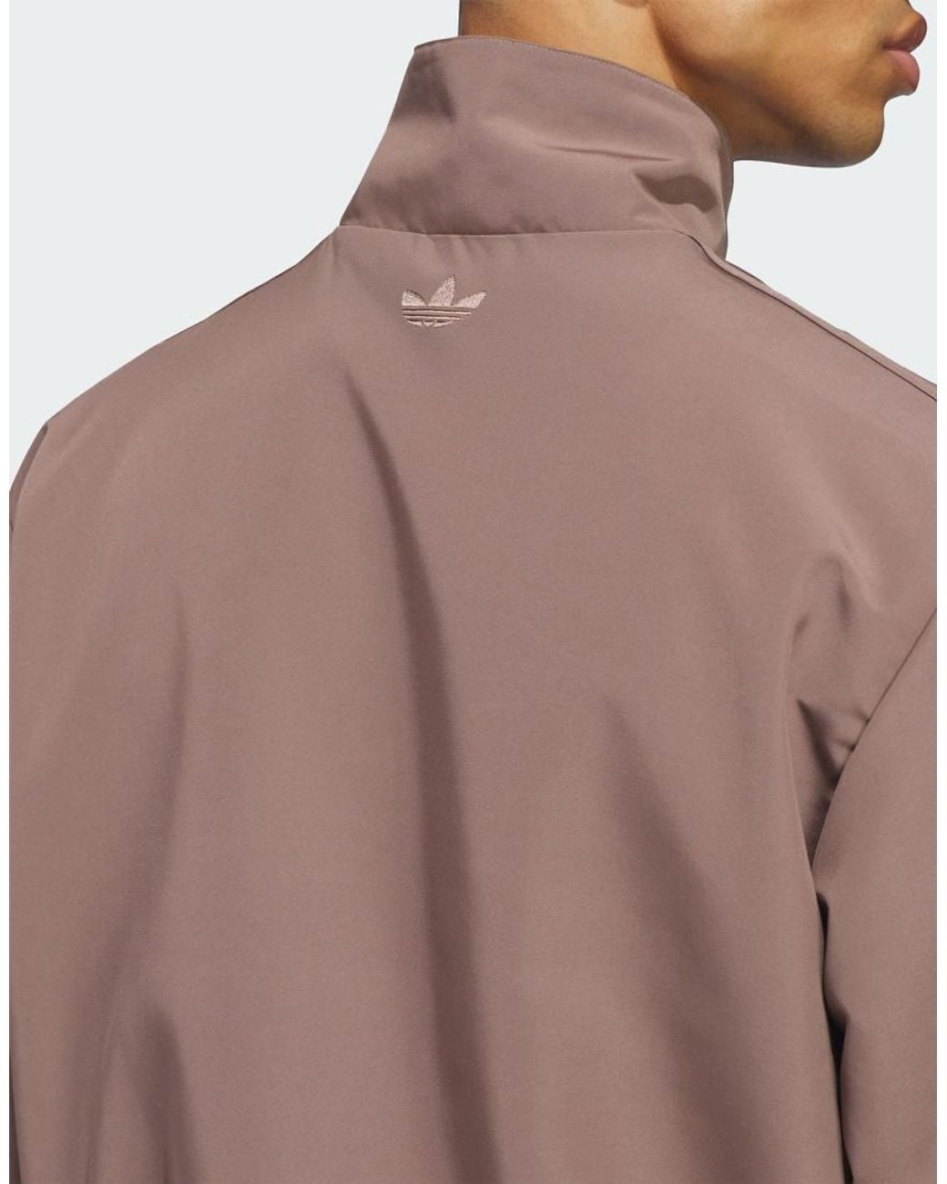 Adidas Originals Brown Firebird Coach Jacket for men