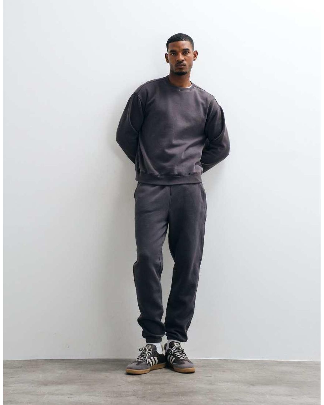Only & Sons Blue Relaxed Fit Crew Neck Sweatshirt Co-ord for men