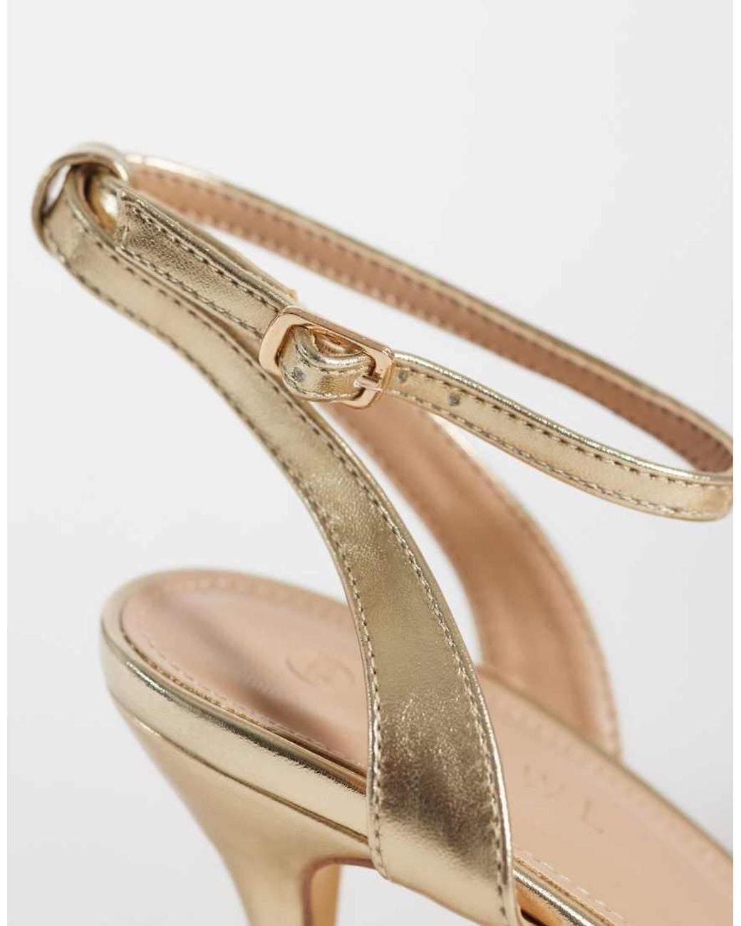 SEQWL Natural Lolly Heeled Sandals