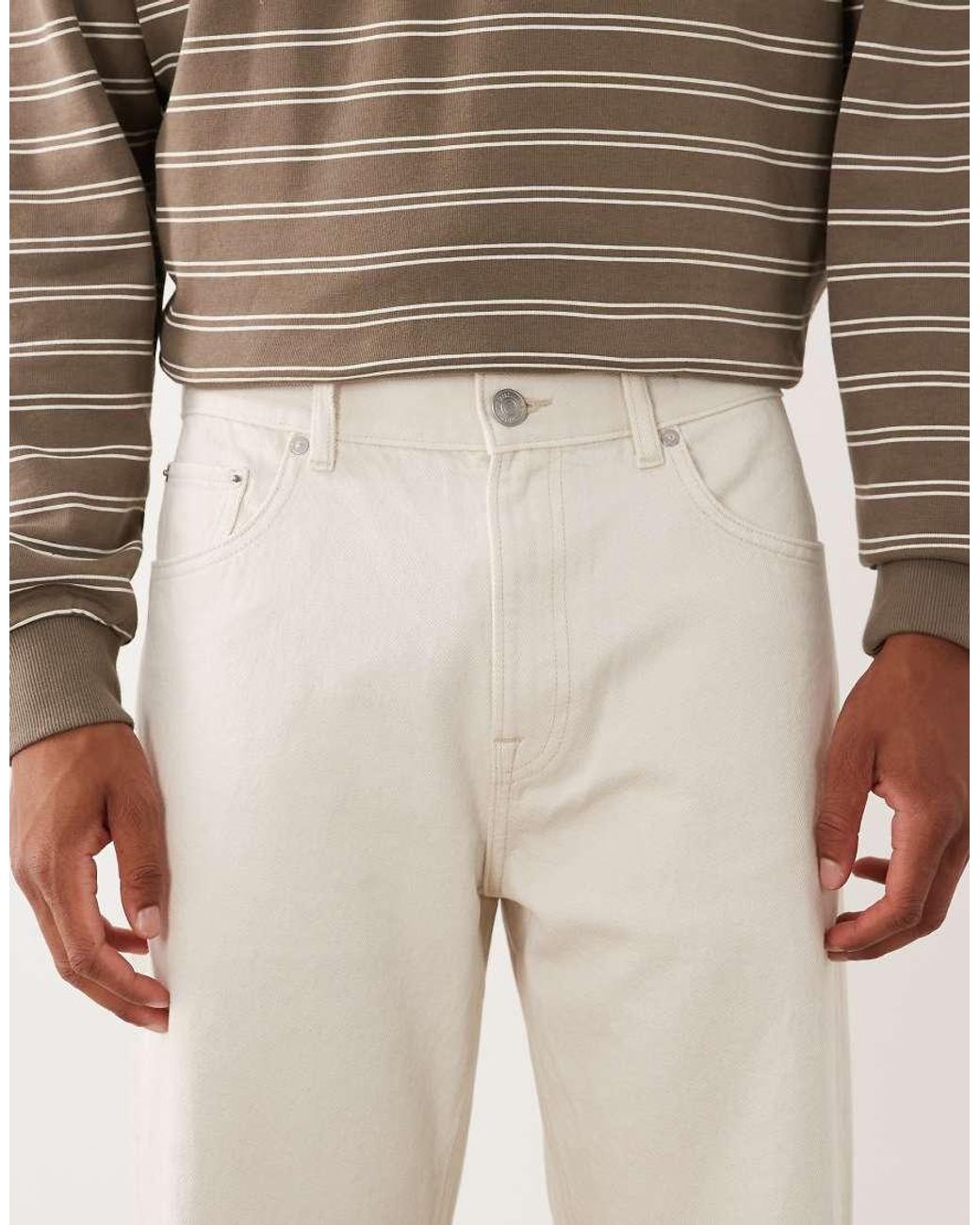 Jack & Jones Natural Ted Loose Straight Jeans for men