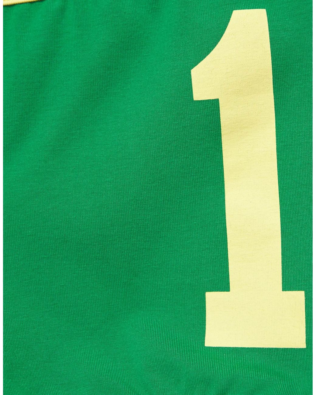 Pull&Bear Green – gerippte shorts