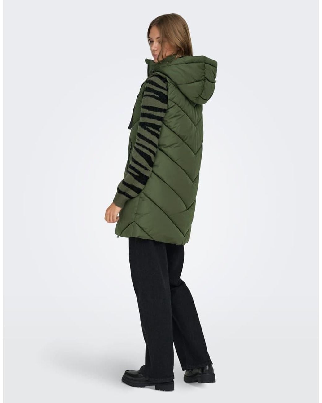 Jdy Gewatteerde Bodywarmer in het Green