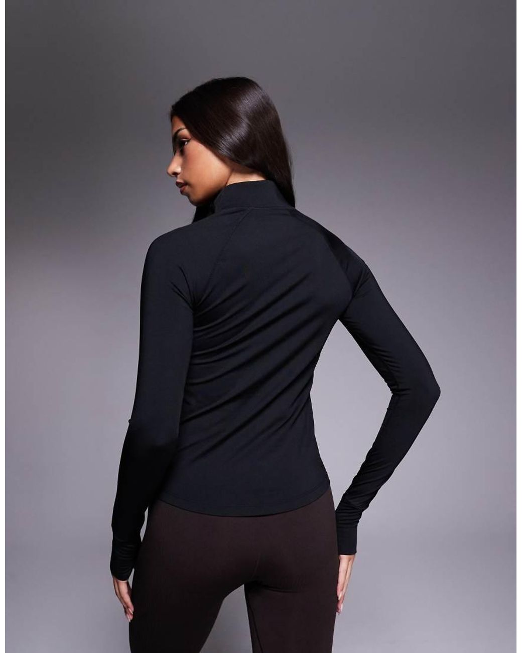 4505 Blue Icon Thermal 1/4 Zip Running Contour Jacket