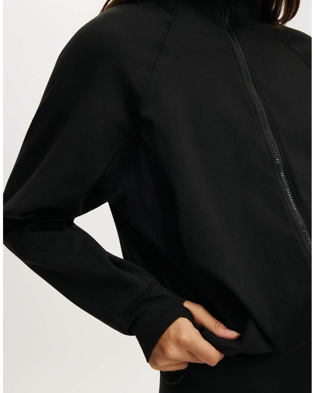 Cotton On Black Active Oversized Track Jacket