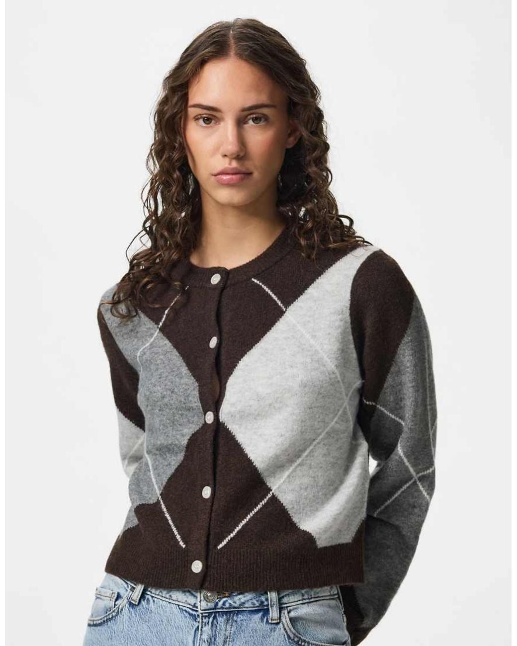 Pieces Black Knitted Cardigan