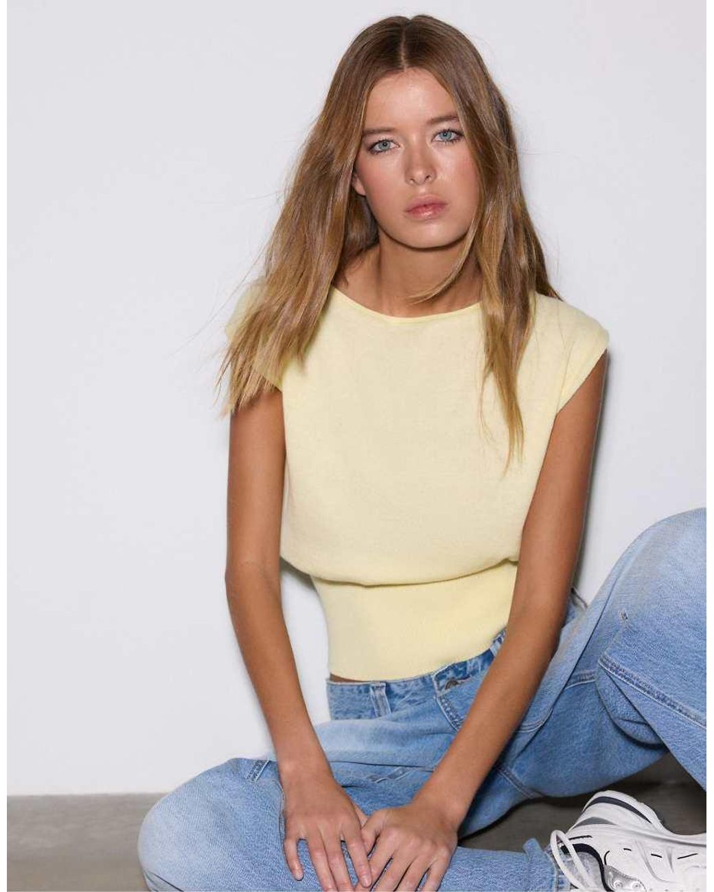 Top di Stradivarius in Blue