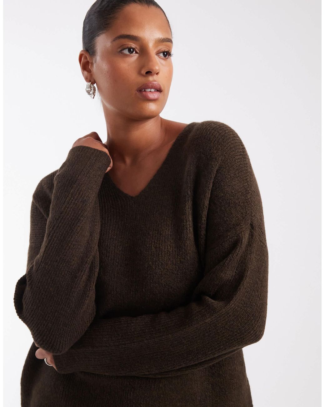 ONLY Black Pullover mit v-ausschnitt