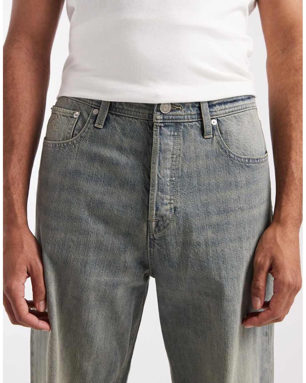 Jack & Jones Natural Alex baggy Jeans for men