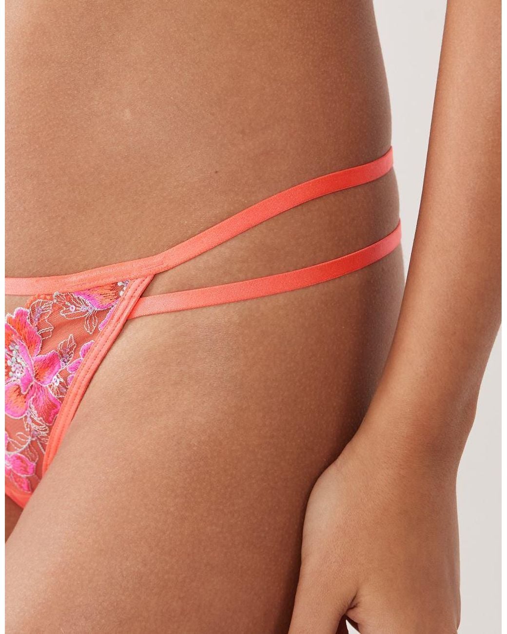 Ann Summers Red Glistening Thong