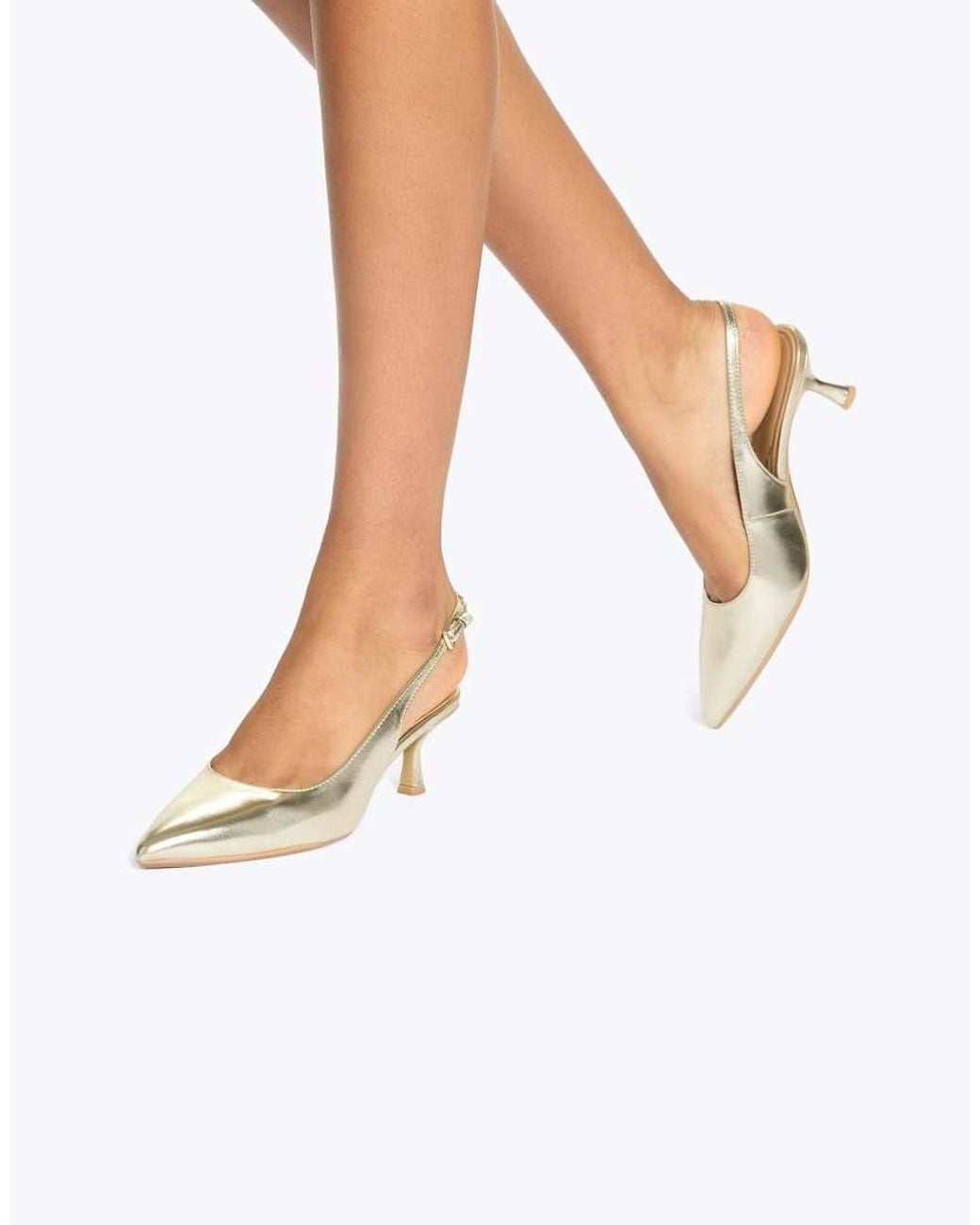 KG by Kurt Geiger White Tilly Heeled Shoes