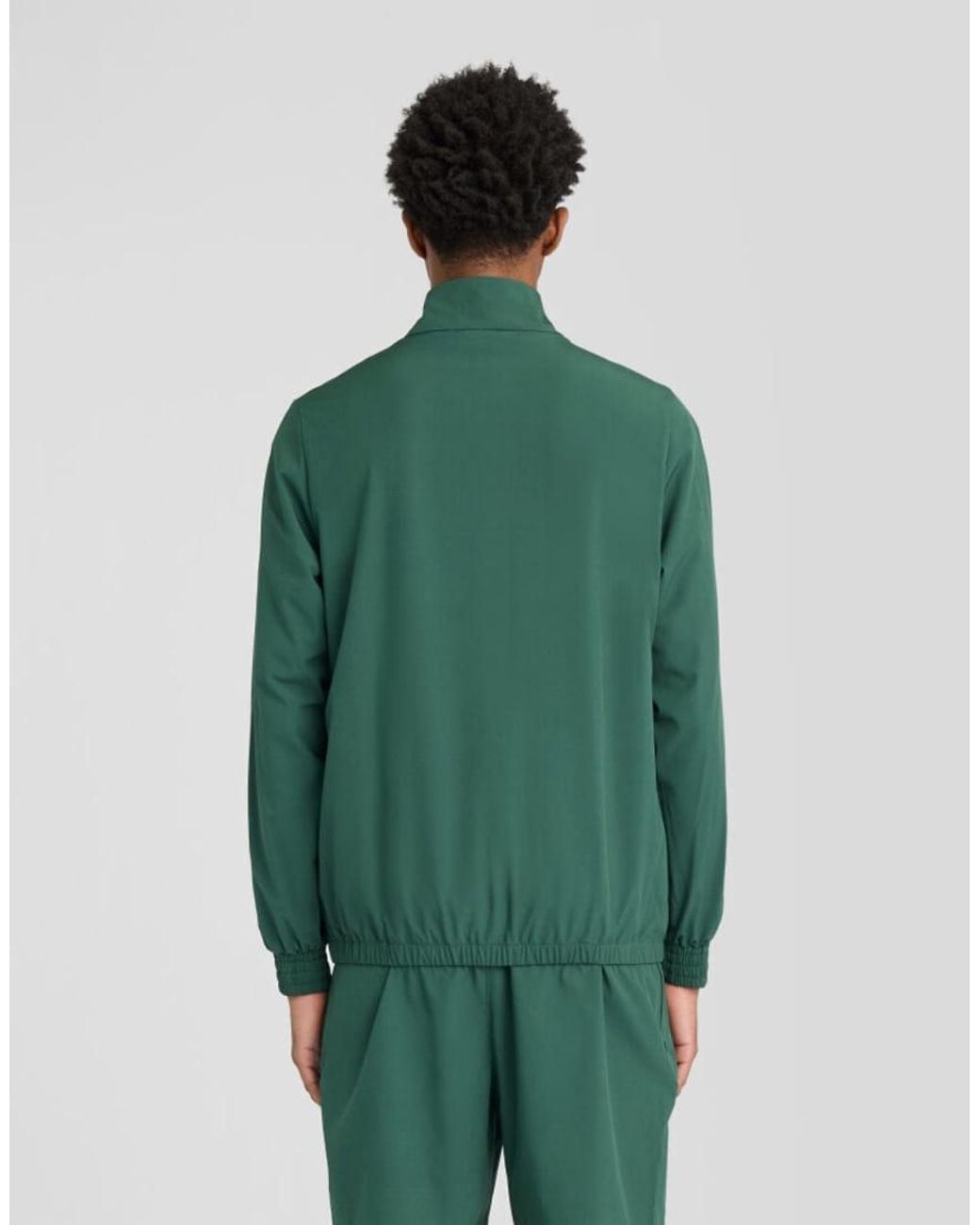 Lyle & Scott Green Mid Jackets Padel Active Overhead Jacket for men