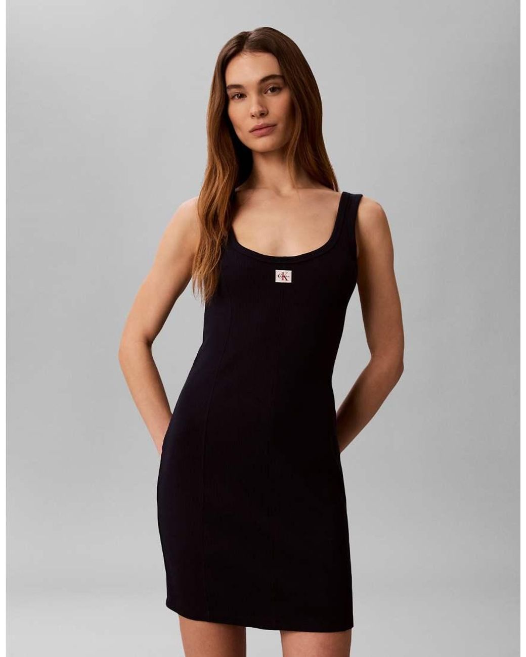 Calvin Klein Black Label Rib Mini Dress