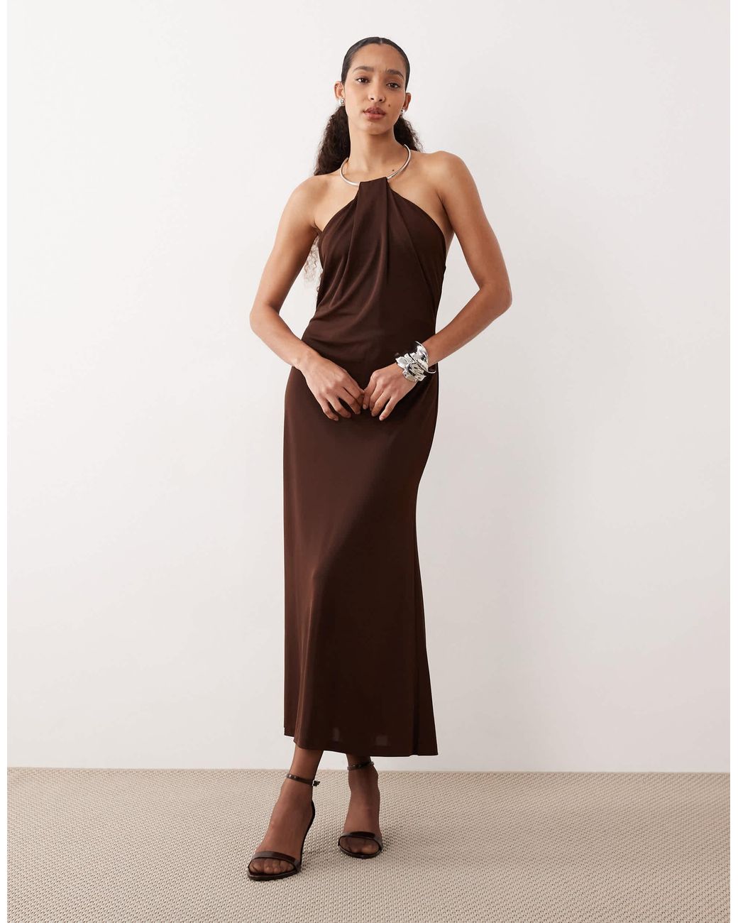 Mango Brown – maxikleid