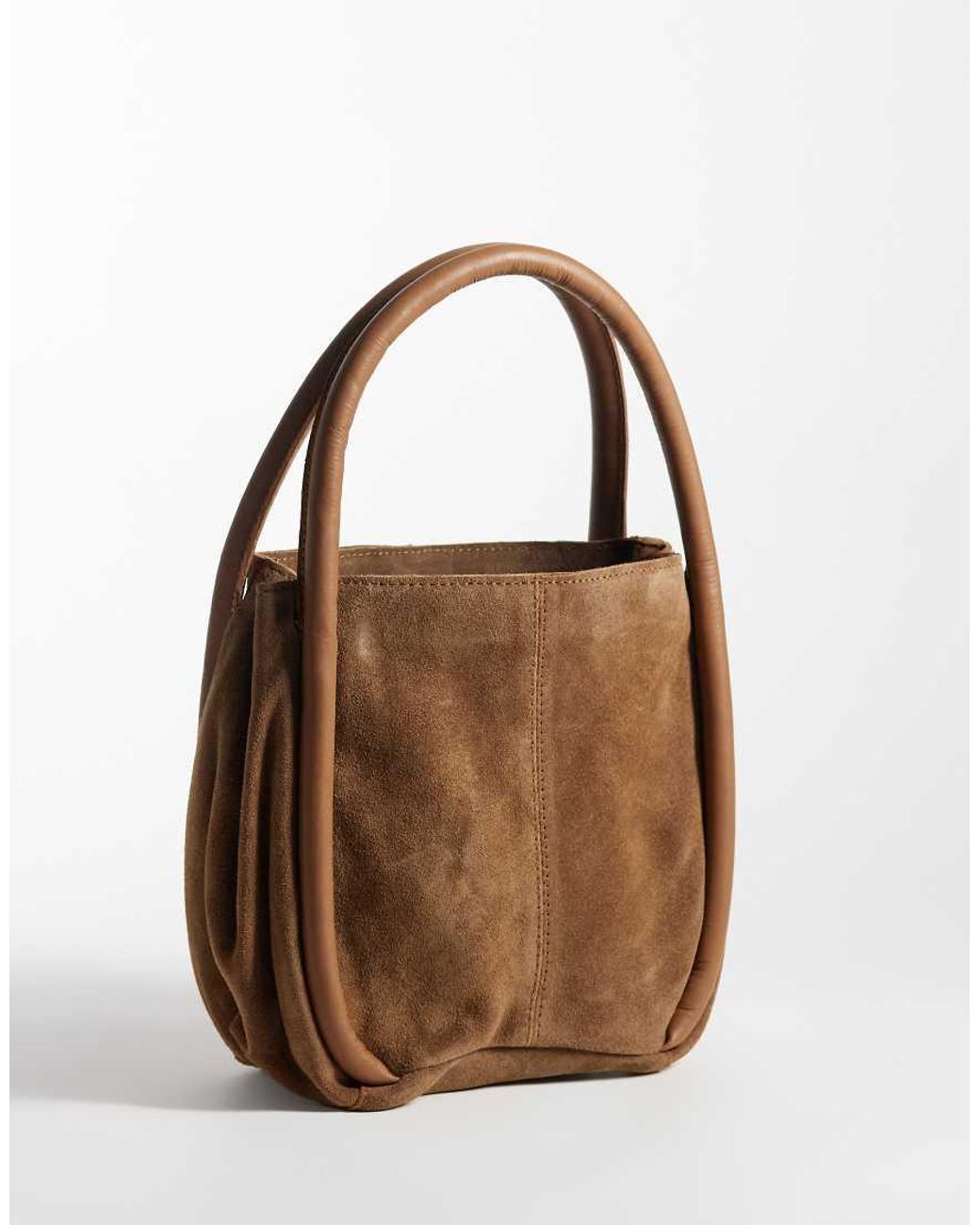 Free People Brown Barlow Bucket Bag