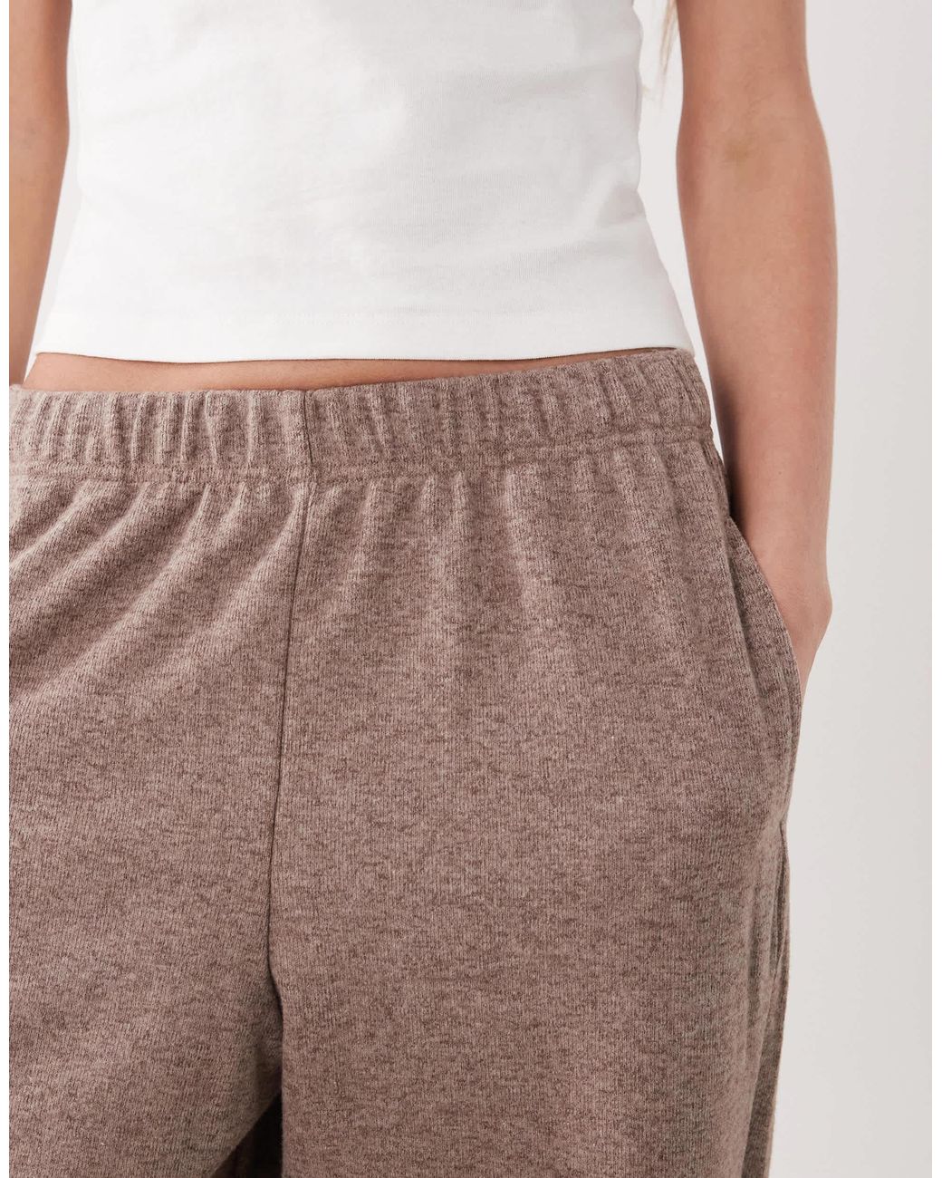 Threadbare Natural – gestrickte jogginghose