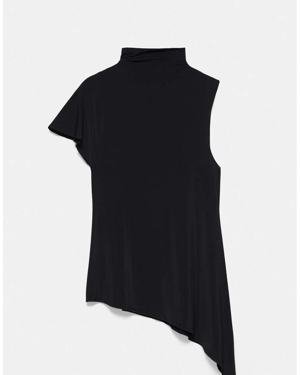 Pull&Bear White Asymmetric Top