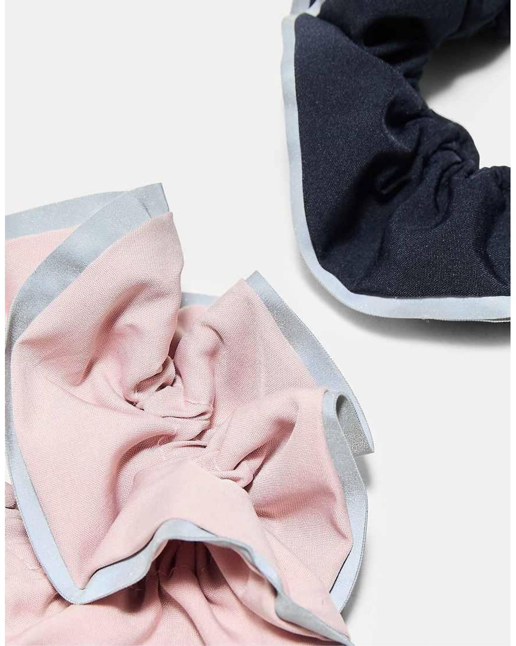 Stradivarius White Set Of 2 Sporty Scrunchies
