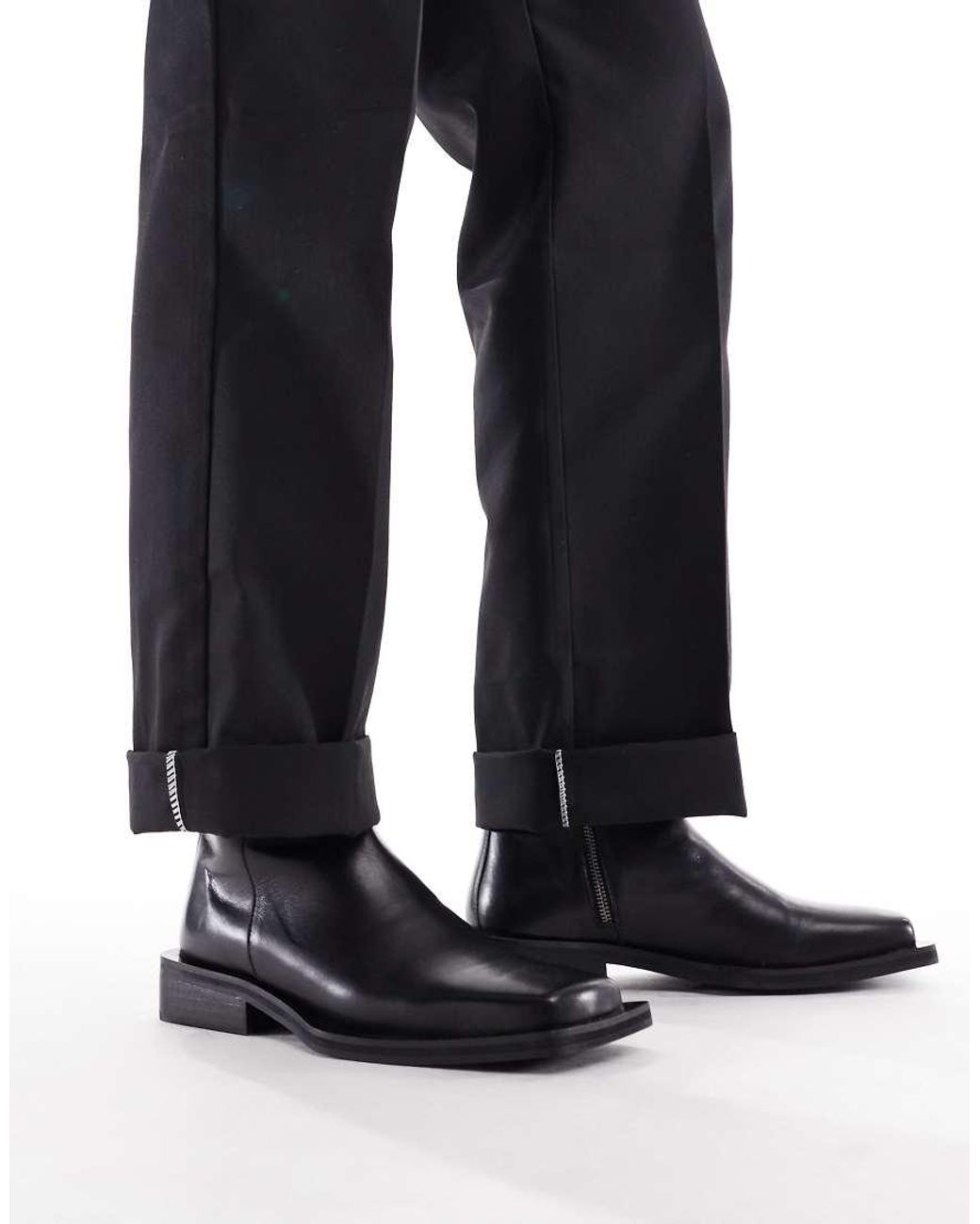 ASOS Black Chelsea Boots for men