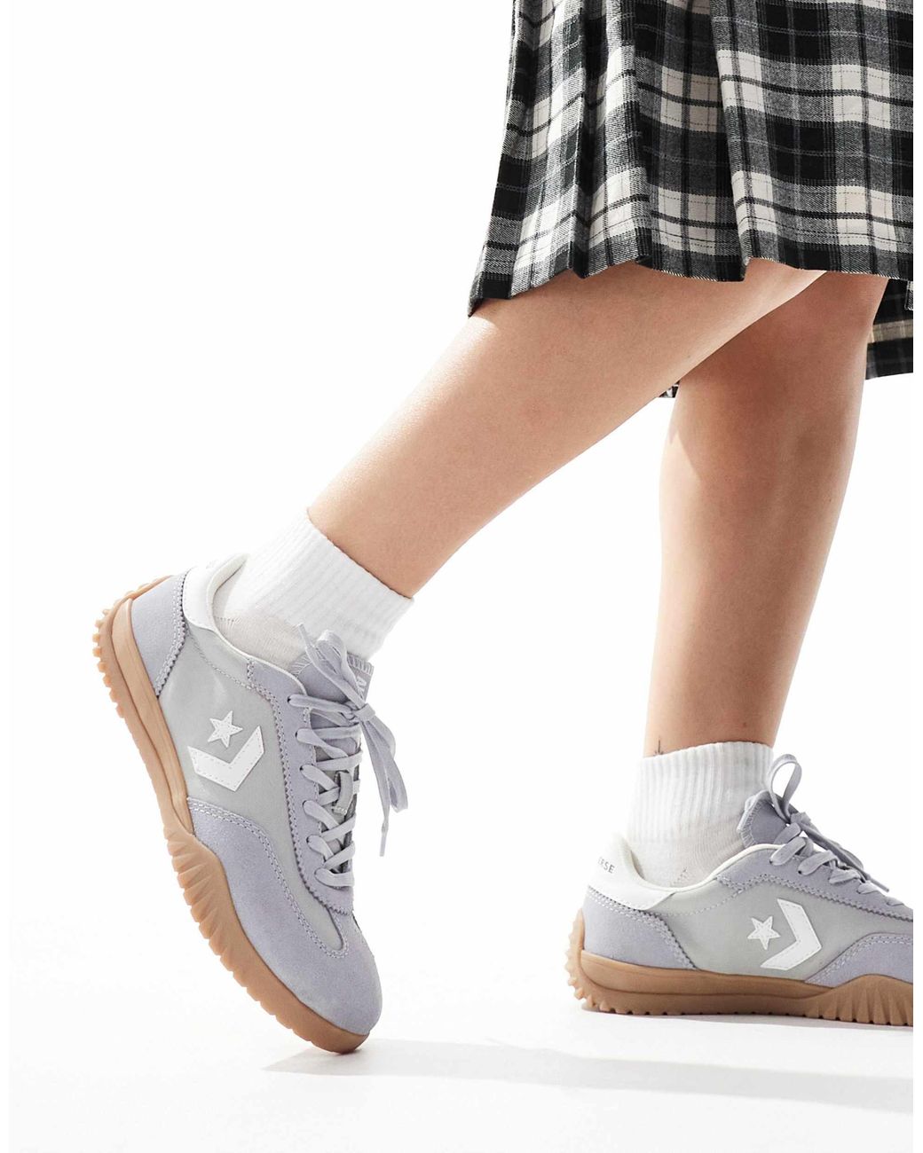Converse White Run Star Sneakers