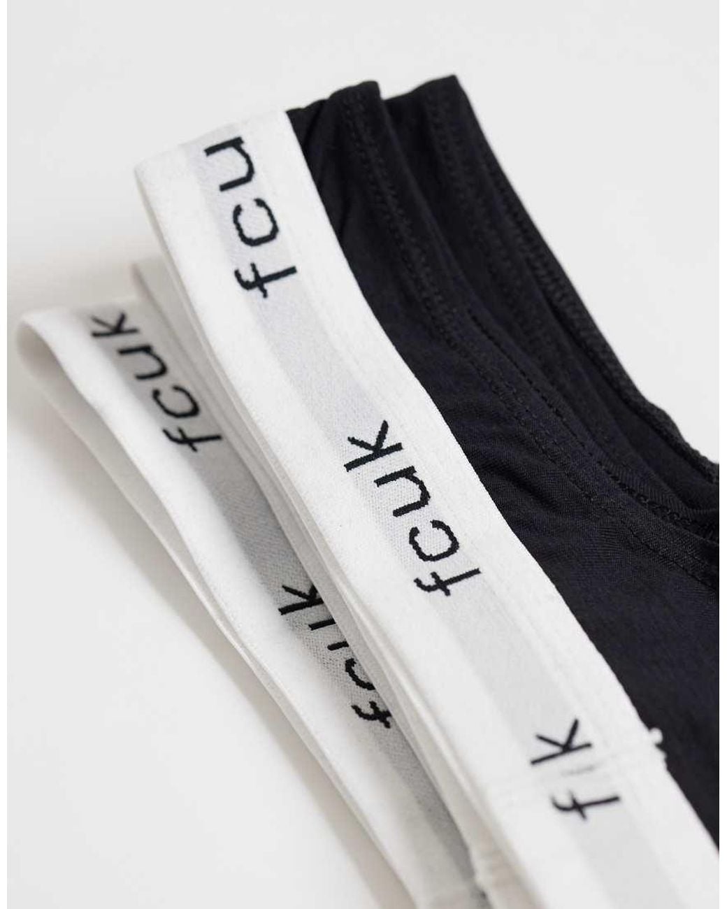 French Connection Metallic 7 Pack Thongs