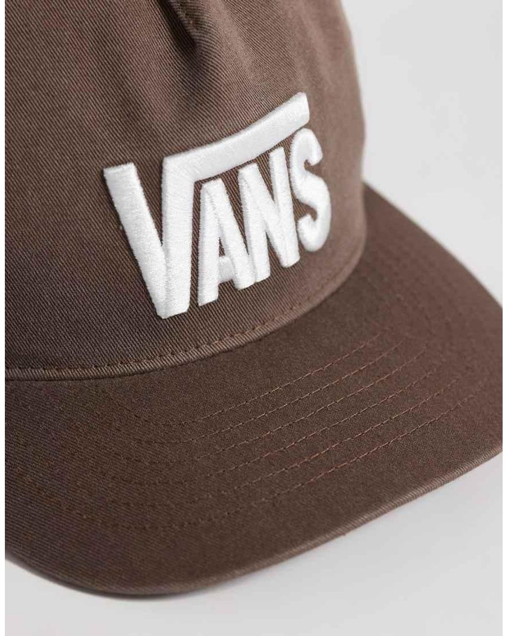 Vans Brown Stretch Logo Snapback