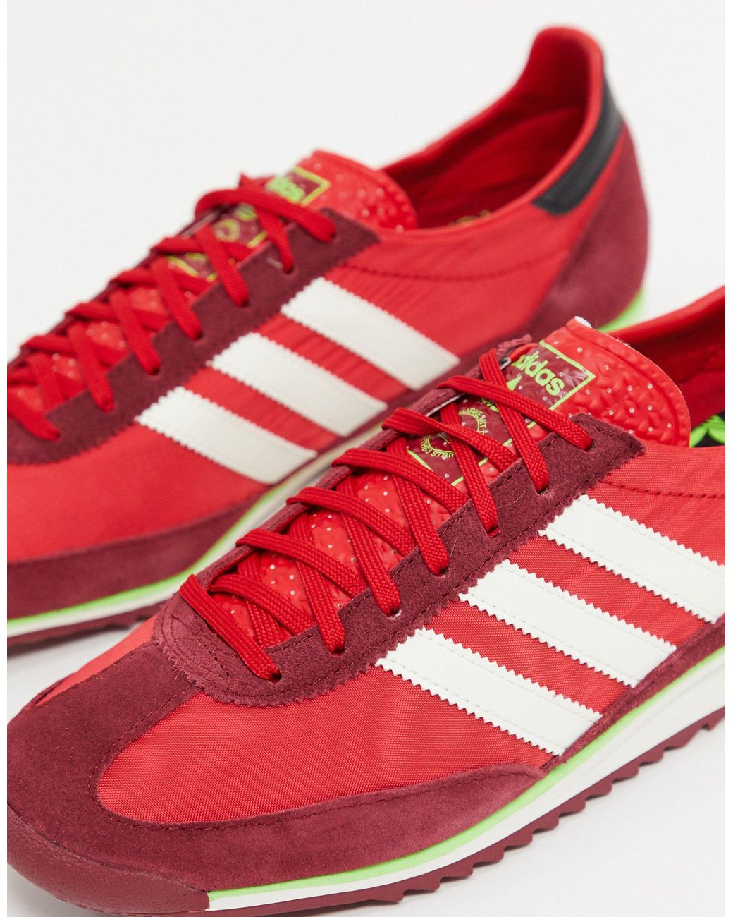 adidas Originals Sl 72 Trainers in Red for Men Lyst Canada