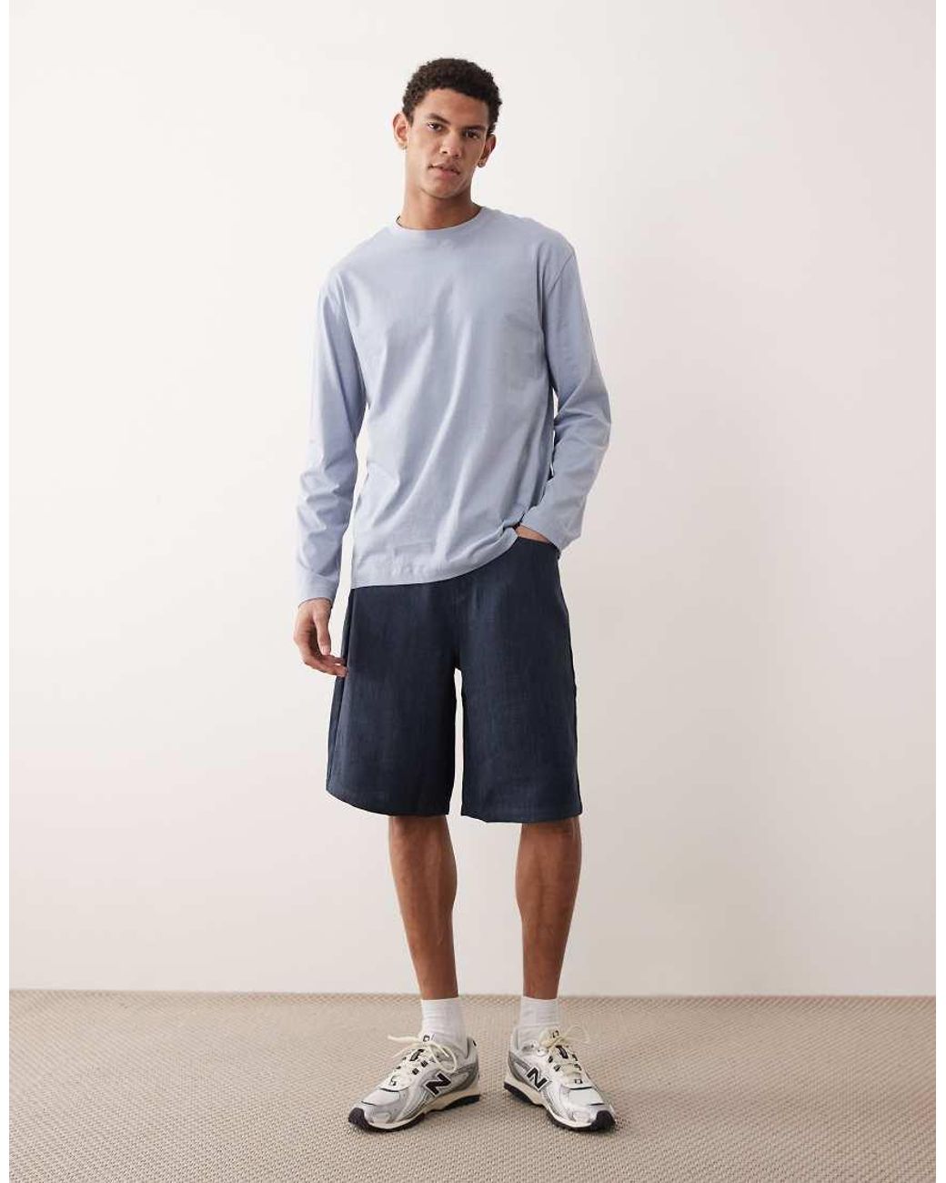 ASOS Essentials in het Blue voor heren